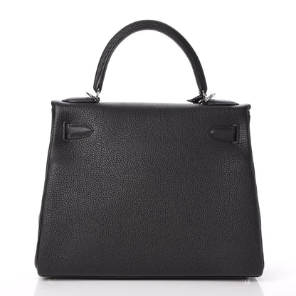Hermes Togo Kelly Retourne 28 Black 4 of 33