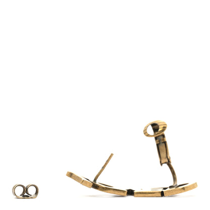 Gucci Gold Crystal Loved Ear Cuff Earring Multicolor 3 of 4