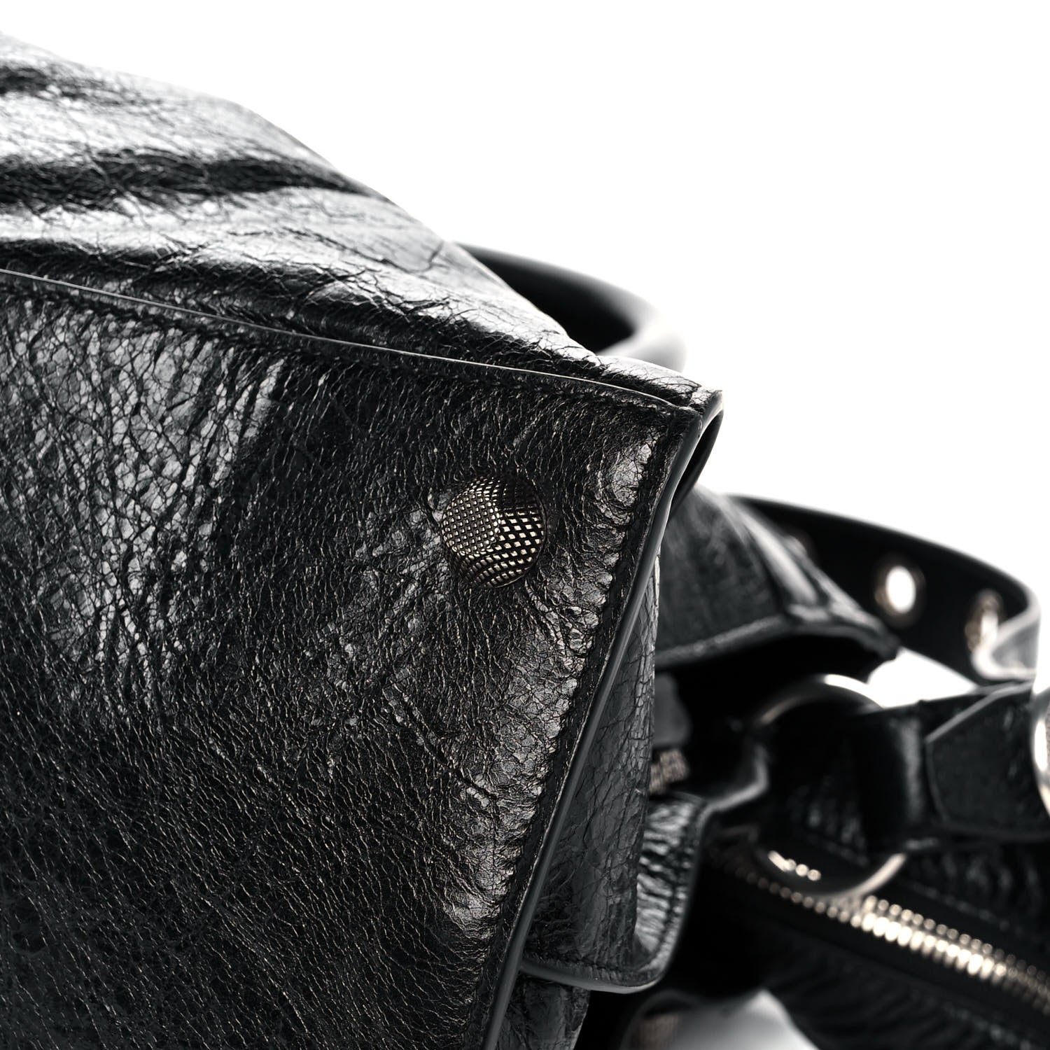 Balenciaga Agneau Arena Neo Cagole City Handbag Black 14 of 17