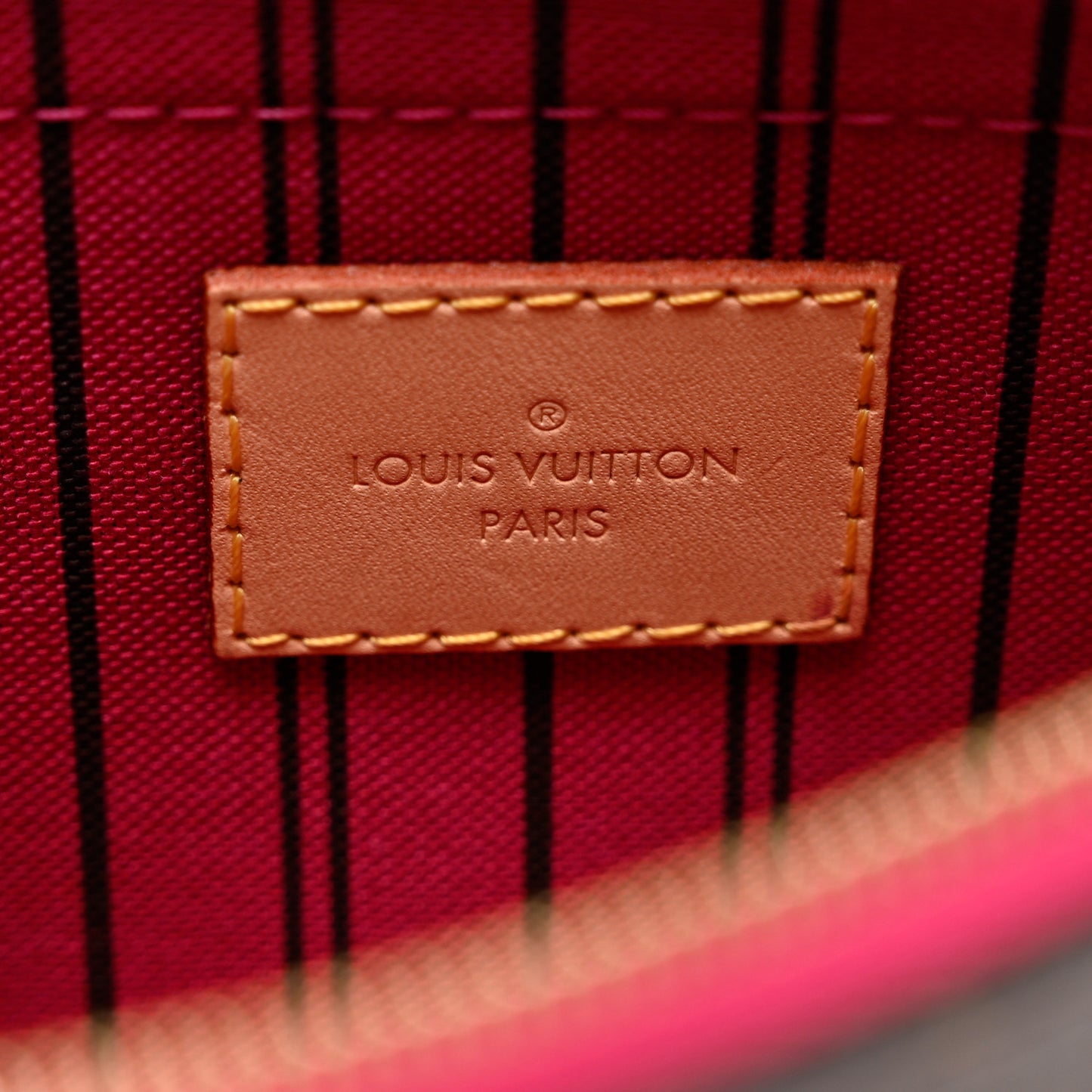 Monogram Neverfull MM GM Pochette Fuchsia