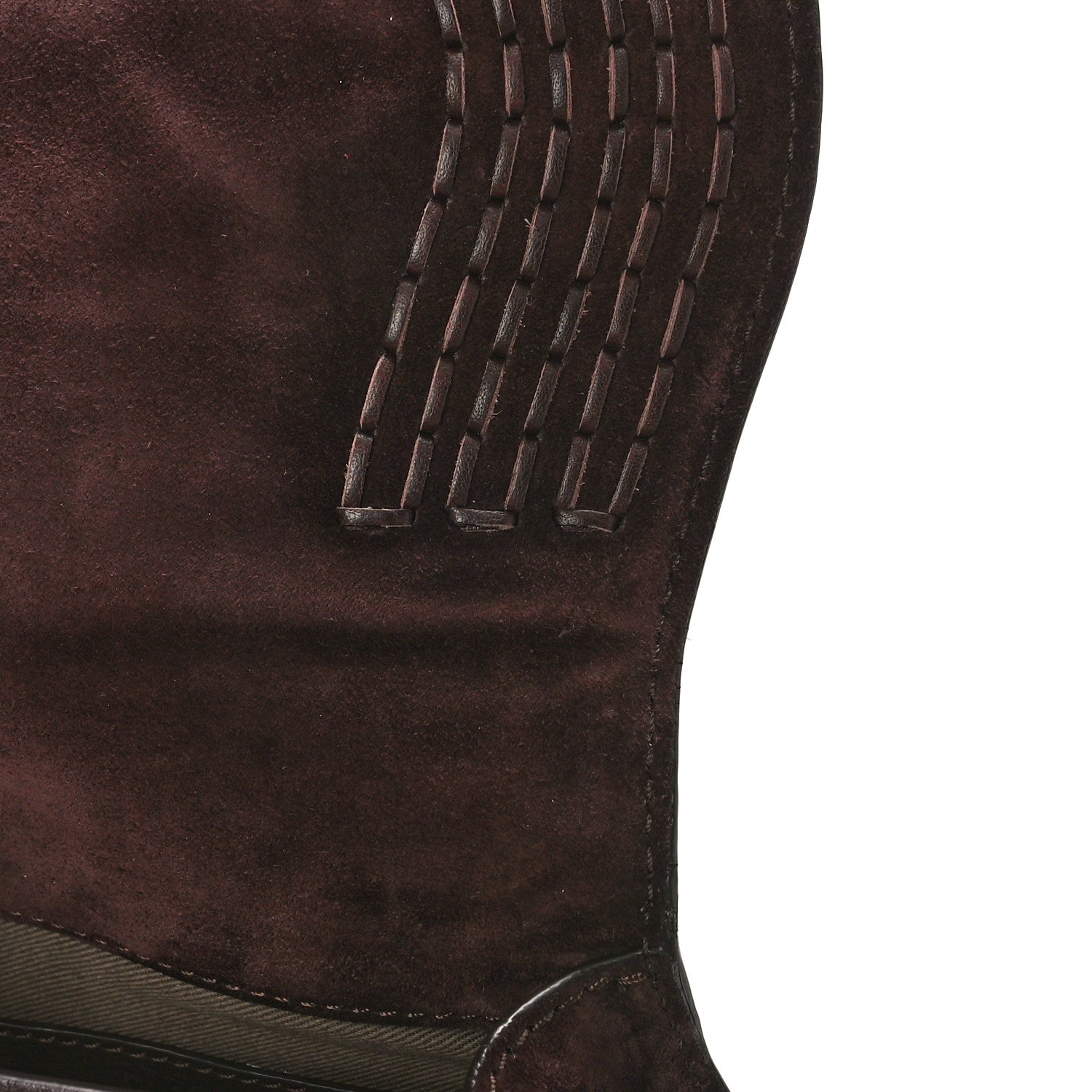 Chloe Suede Braided Small Marcie Saddle Bag Burgundy 9 of 9