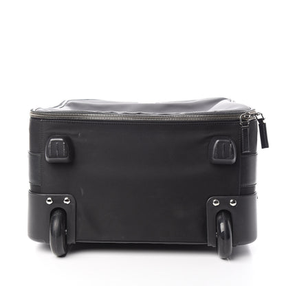Prada Tessuto Nylon Saffiano Trolley Luggage Black 7 of 11