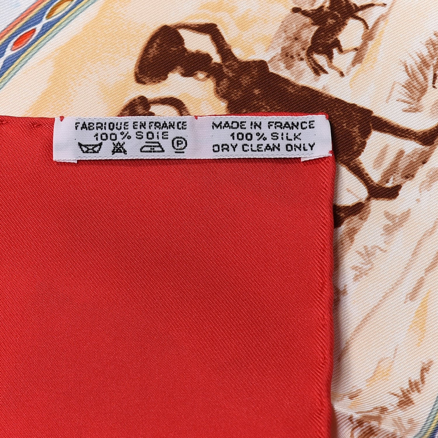 Hermes Silk Les Cavaliers Peuls Scarf 90 4 of 4