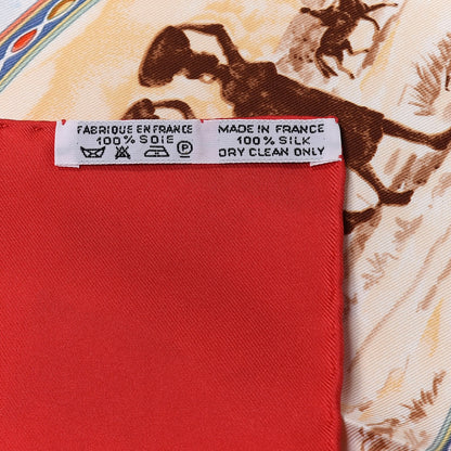 Hermes Silk Les Cavaliers Peuls Scarf 90 4 of 4