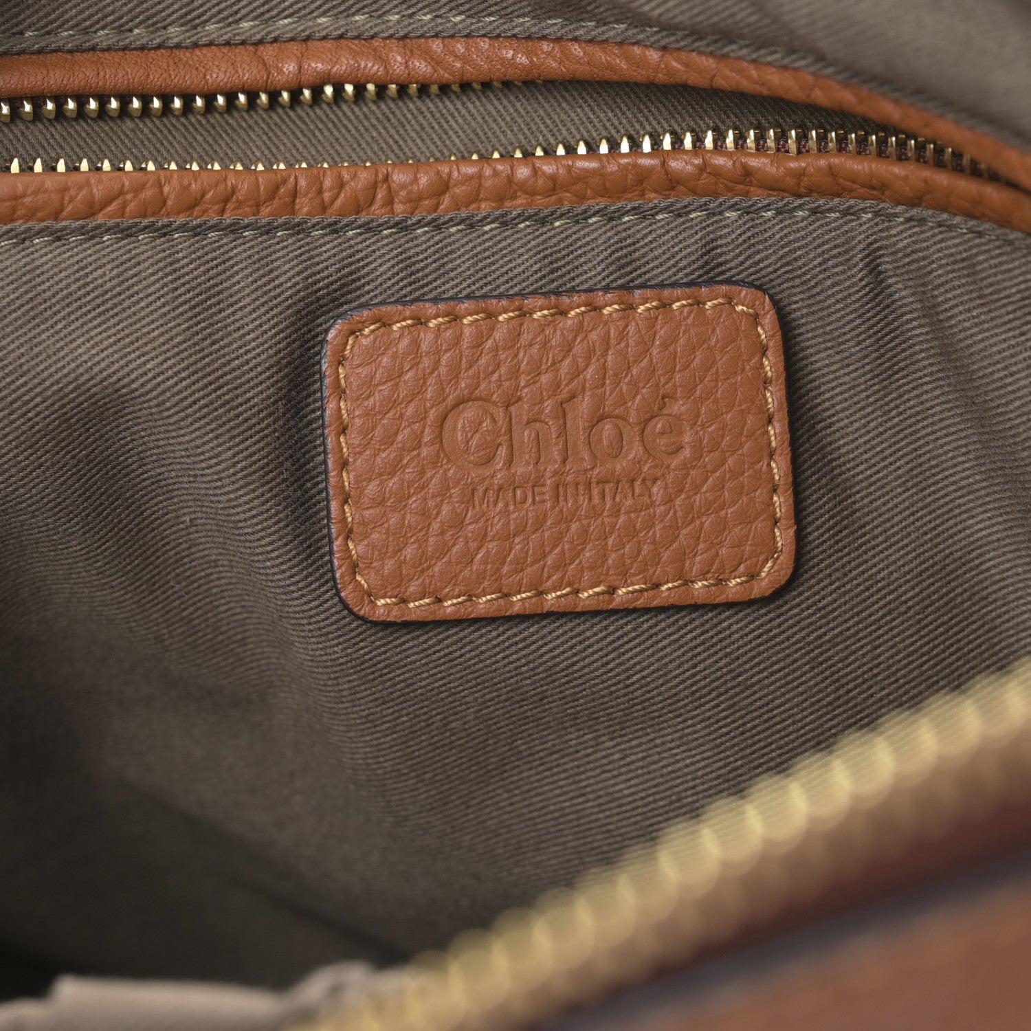 Chloe Calfskin Medium Marcie Satchel Tan 6 of 8