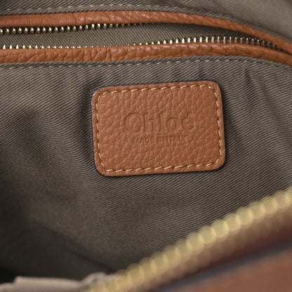 Chloe Calfskin Medium Marcie Satchel Tan 6 of 8