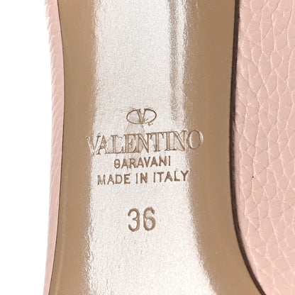 Valentino Garavani VALENTINO GARAVANI Pebbled Calfskin Rockstud 85mm Pumps 36 Rose Quartz 6 of 8