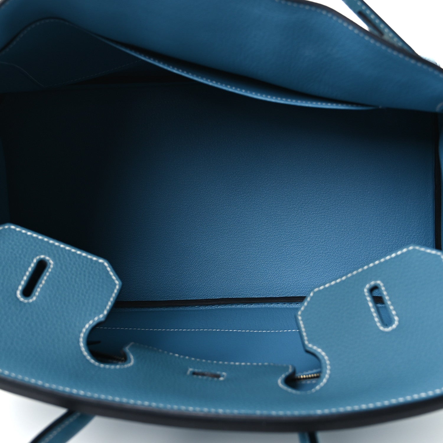 Hermes Togo BIRKIN 35 Blue Jean 5 of 13