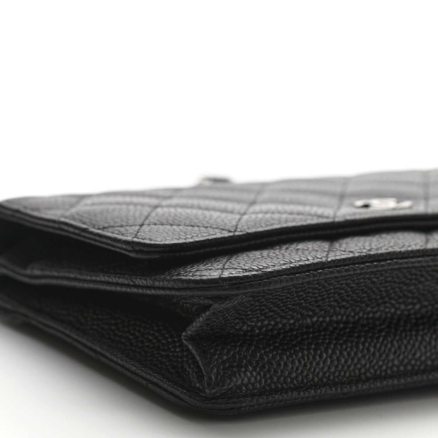 Chanel Caviar Quilted Wallet On Chain WOC Black 10 of 11