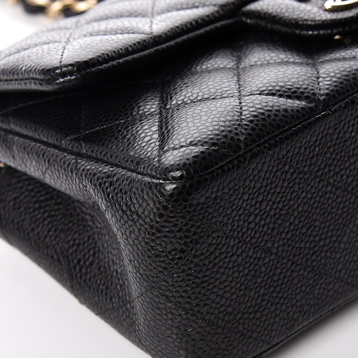 Chanel Caviar Quilted Mini Rectangular Flap Black 11 of 13