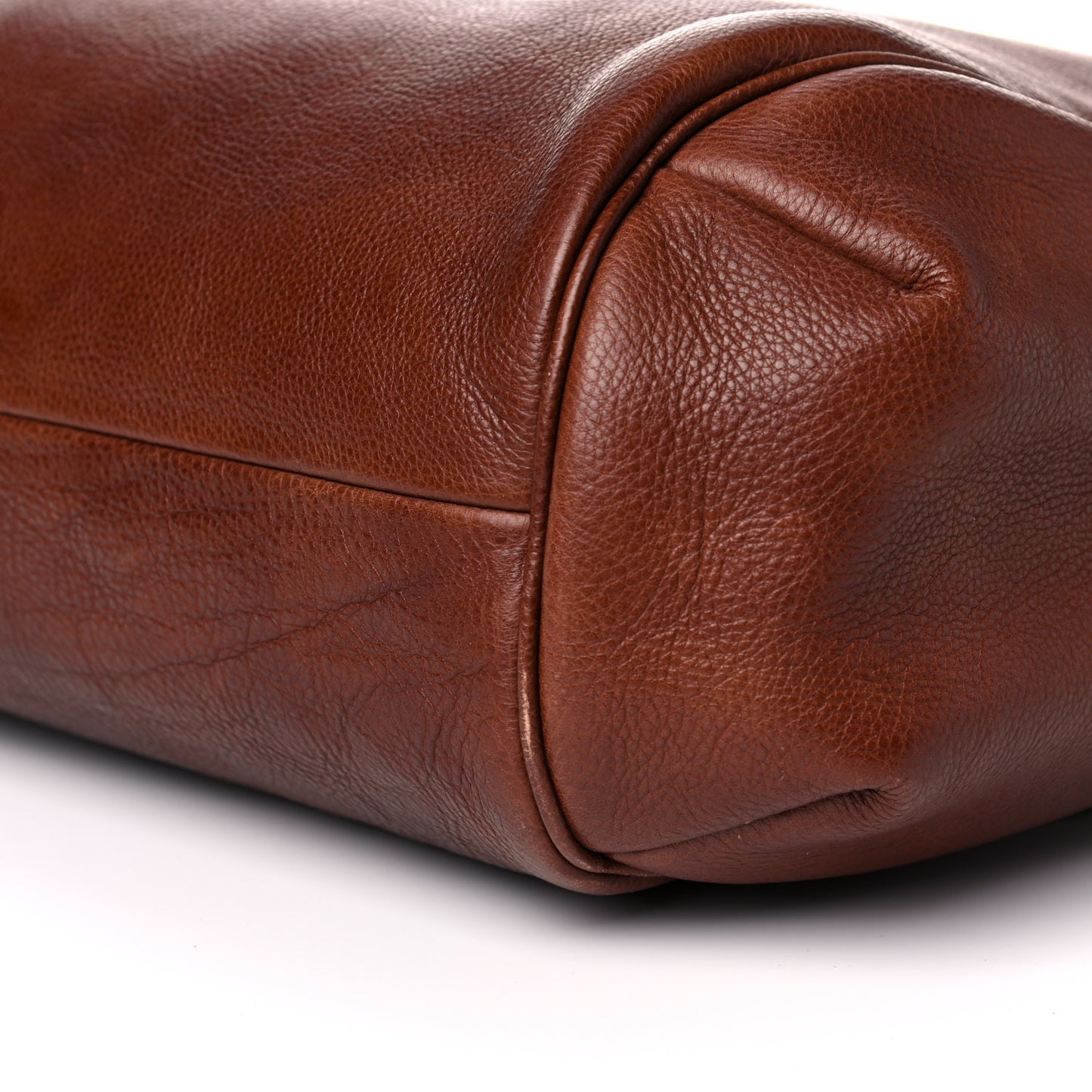 Calfskin Twist Strap Hobo Brown