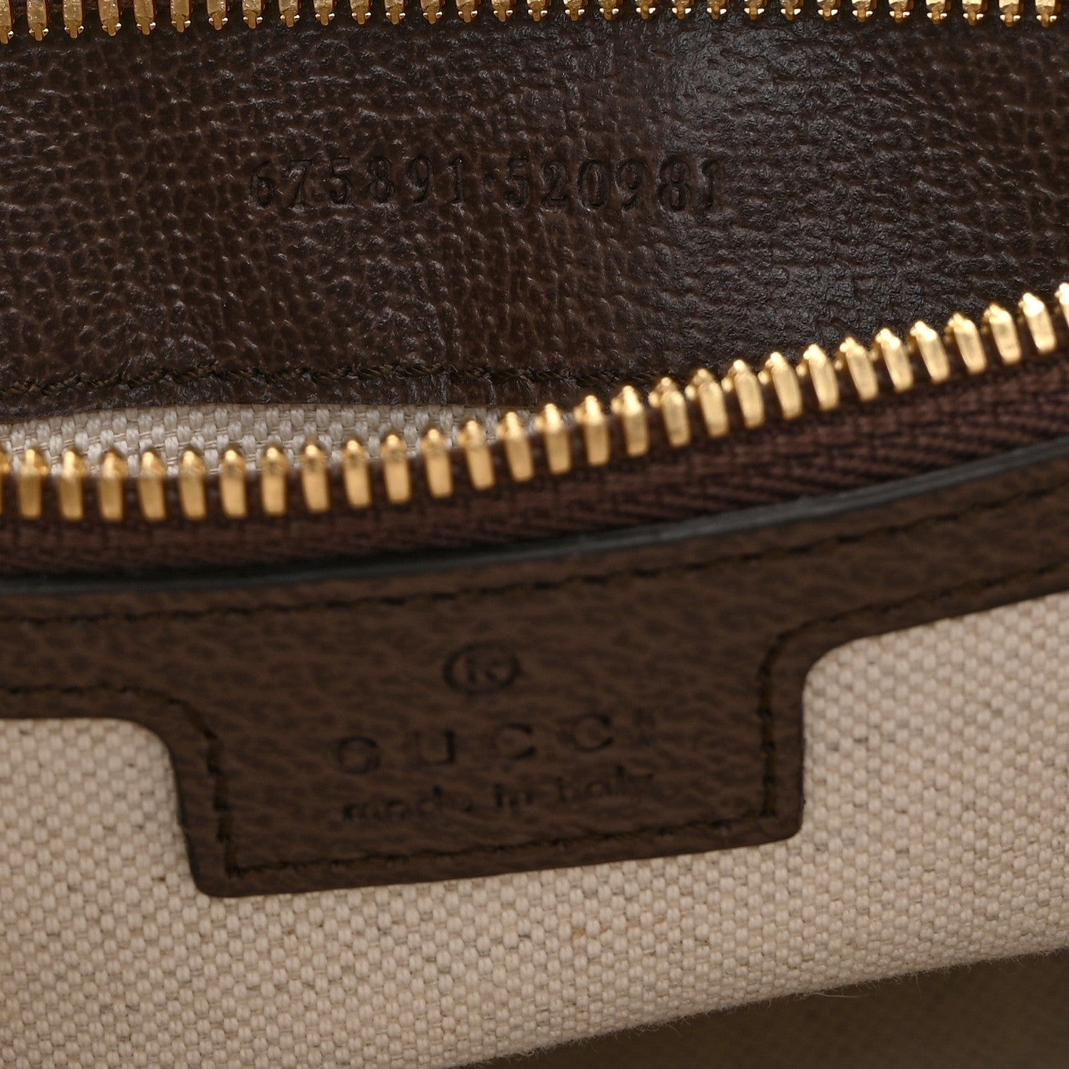 Gucci Monogram Jumbo GG Textured Dollar Calfskin Web Messenger Shoulder Bag Camel Ebony New Acero 7 of 11
