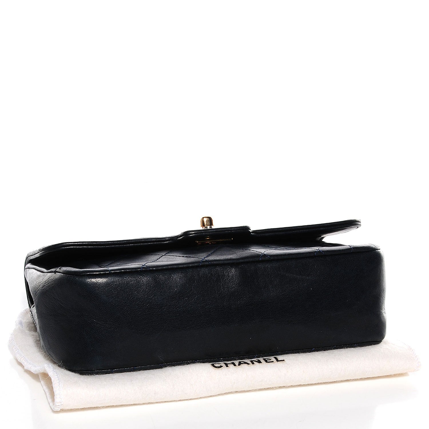 Chanel Lambskin Quilted Mini Flap Navy 4 of 8