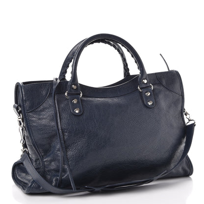Balenciaga Agneau Classic Hardware City Bleu Obscur 3 of 8