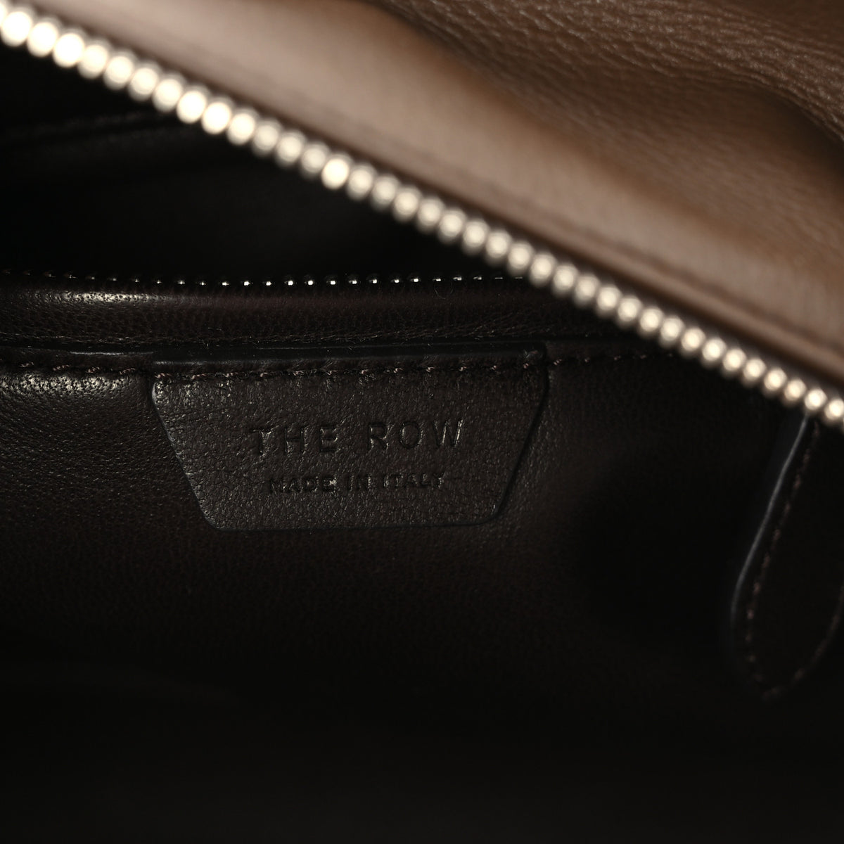 Nappa Terrasse Bauletto Bag Tawny Brown