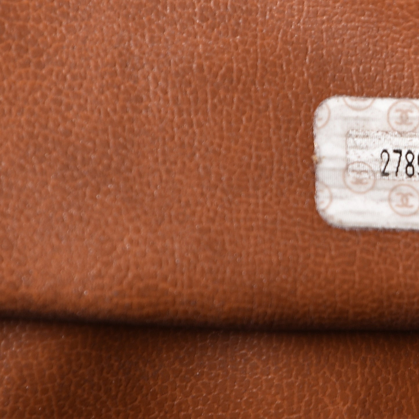 Lambskin Studded CC Tote Brown