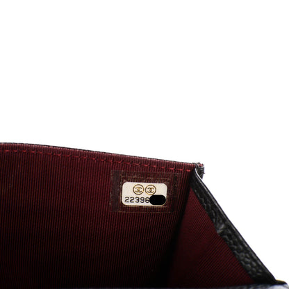 Chanel Caviar Quilted Flap Card Holder Black 6 of 7