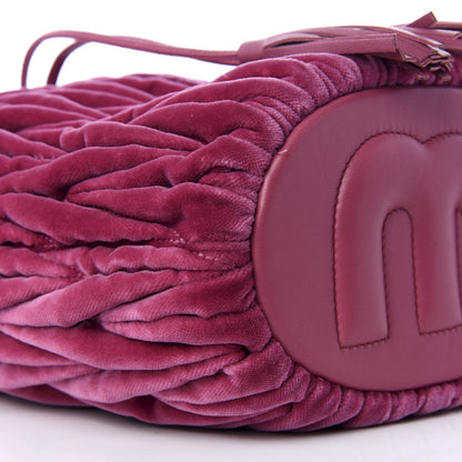 Miu Miu Velluto Matelasse Bucket Bag Bruyere 5 of 8