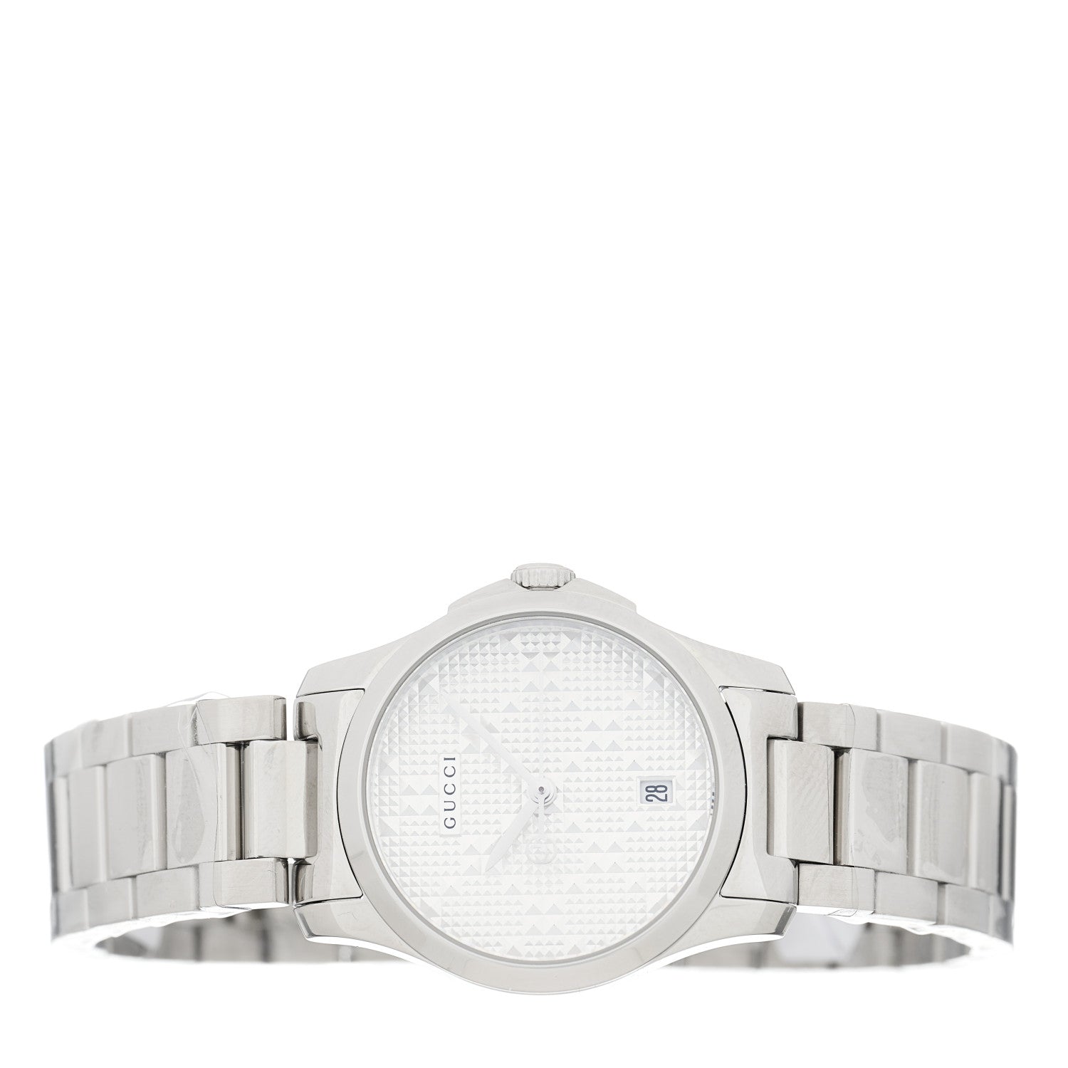 Gucci Stainless Steel 27mm G-Timeless Diamante Quartz Watch 2 of 5