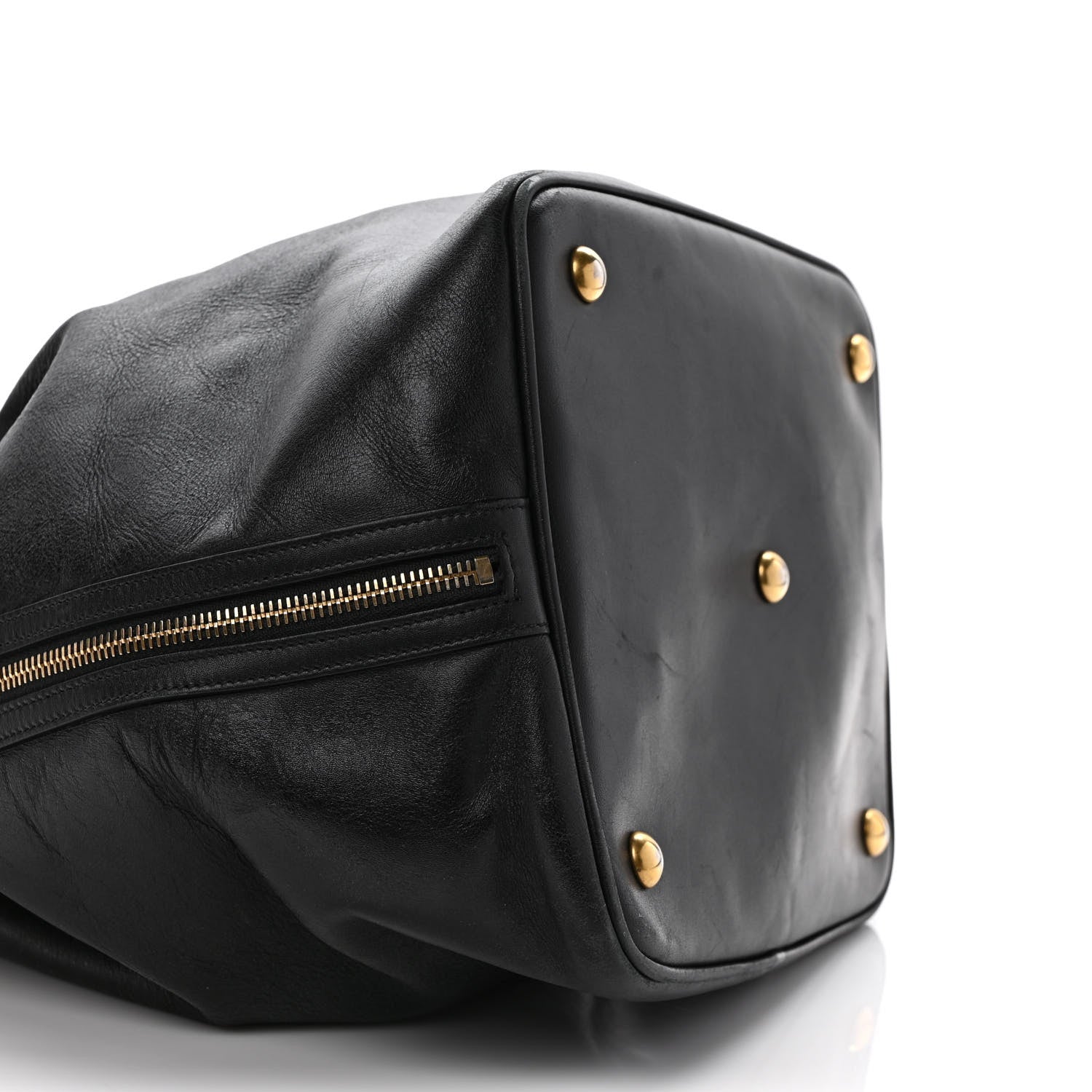 Saint Laurent Calfskin Large Emmanuelle Bucket Bag Black 8 of 17