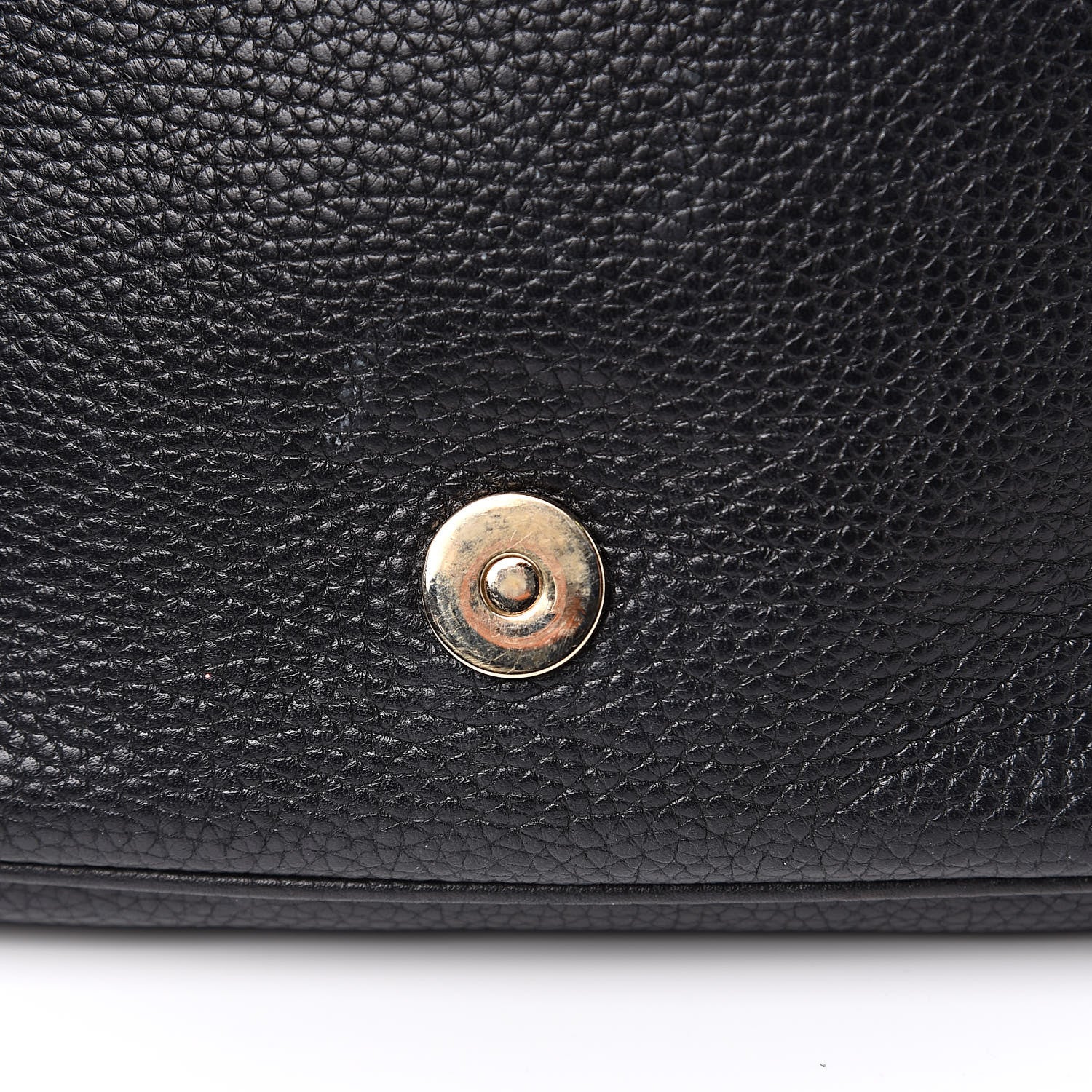 Gucci Pebbled Calfskin Medium Soho Flap Crossbody Black 12 of 15