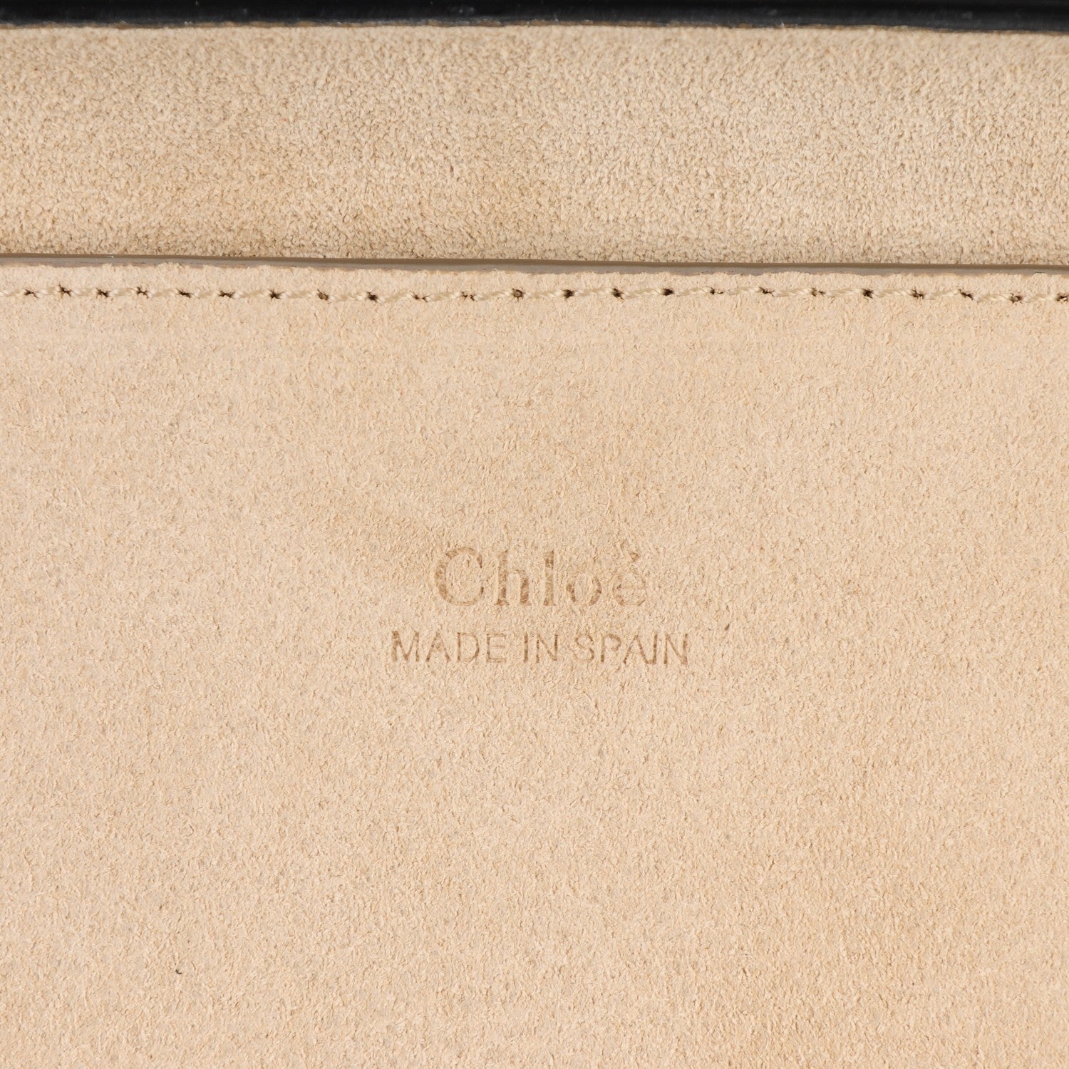 Chloe Suede Calfskin Studded Small Faye Shoulder Bag Black 6 of 8