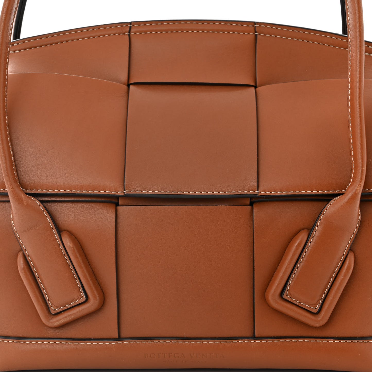 French Calfskin Maxi Intrecciato Arco 33 Wood