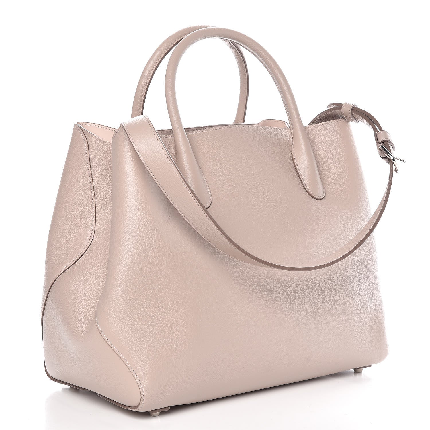 Christian Dior Supple Grained Calfskin Large Open Bar Tote Rose Poudre 4 of 11