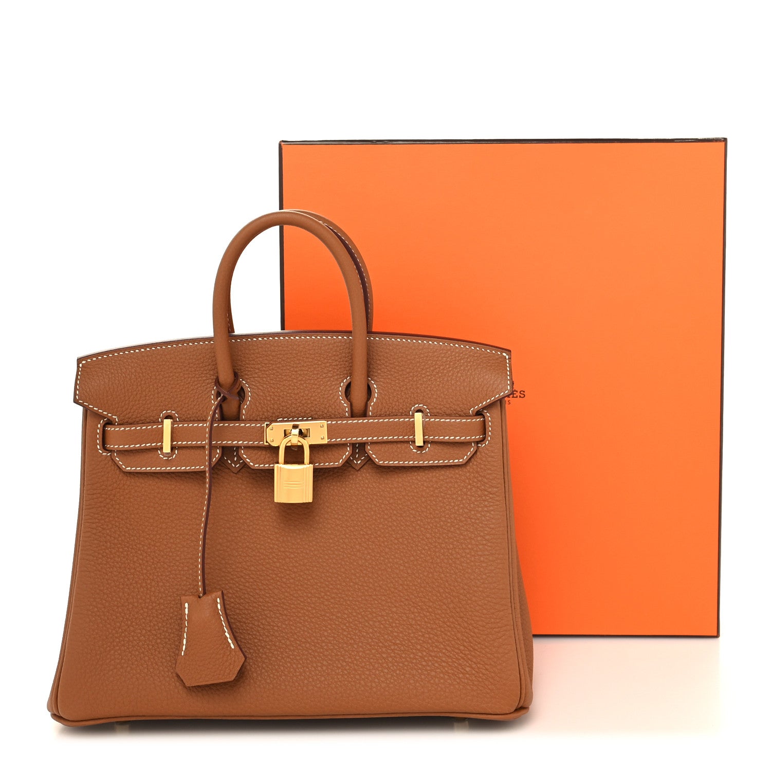 Hermes Togo Birkin 25 Gold 13 of 13