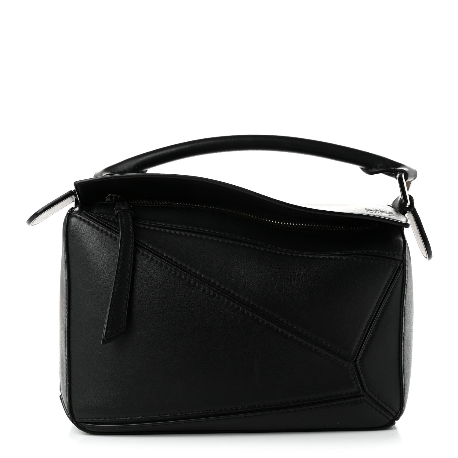 Loewe Calfskin Small Puzzle Bag Black 1 of 10