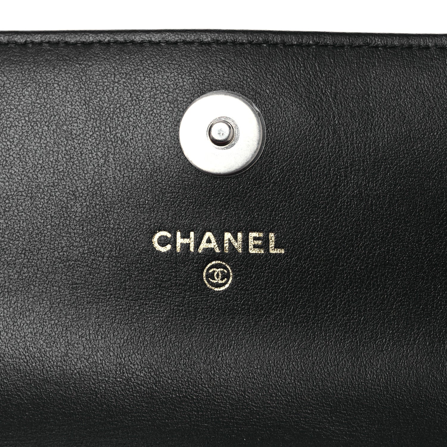 Chanel Lambskin Quilted Chanel 19 Flap Clutch Black 6 of 11