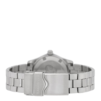 Tag Heuer Stainless Steel Diamond Blue Mother of Pearl 27mm Aquaracer Lady Quartz Watch WAF1419 3 of 4