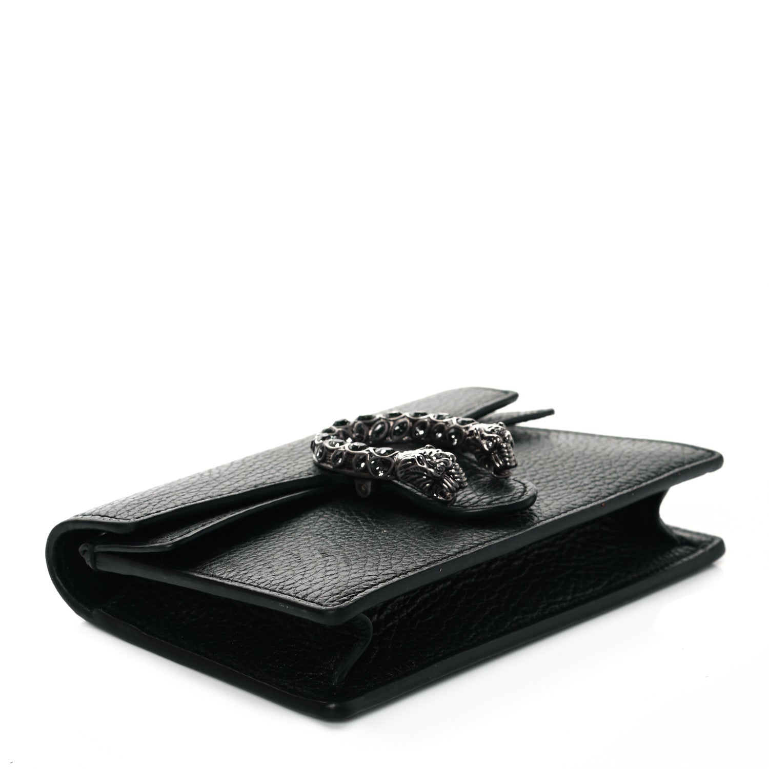 Gucci Calfskin Super Mini Dionysus Shoulder Bag Black 4 of 11