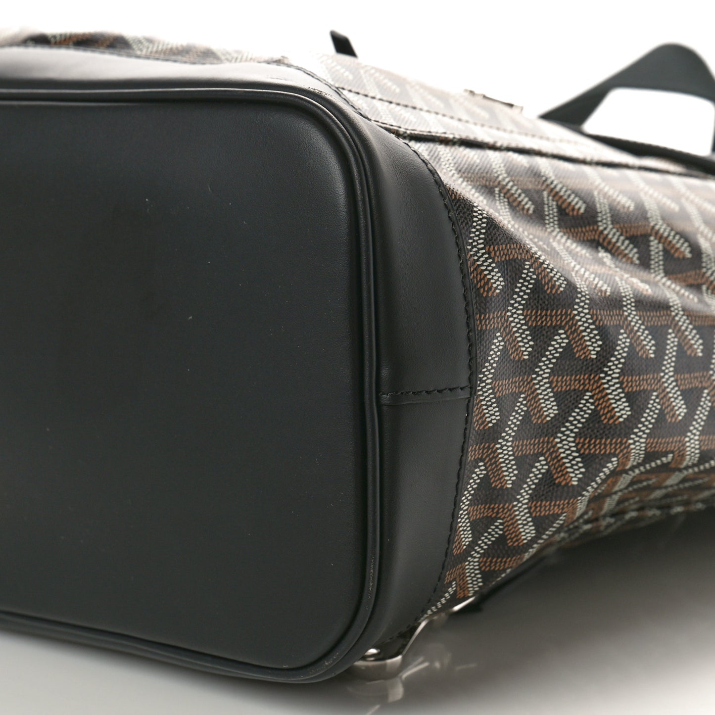 Goyardine Calfskin Alpin MM Backpack Black
