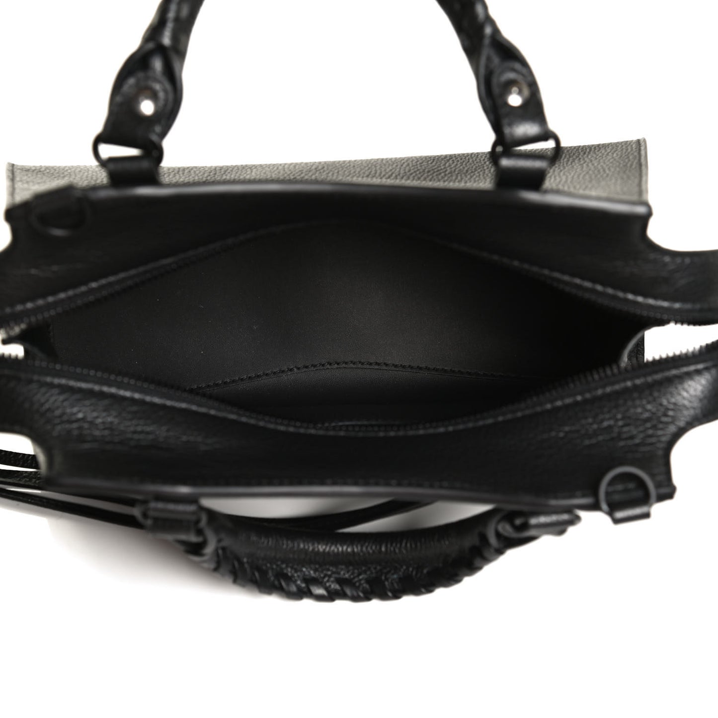 Grained Calfskin Neo Classic Black Hardware XS City Black