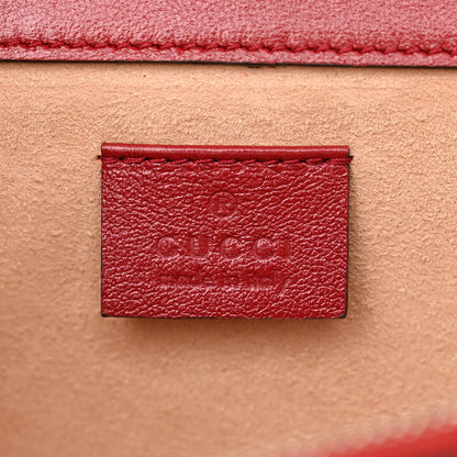 Gucci Tweed GG Monogram Small Dionysus Shoulder Bag White Black Romantic Cherry 6 of 10