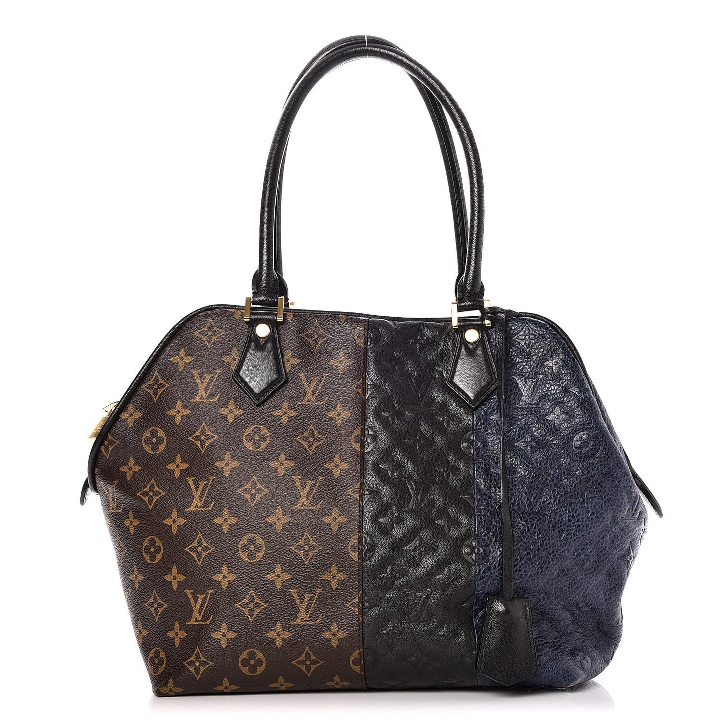 Monogram Stripes Medium Bag Marine