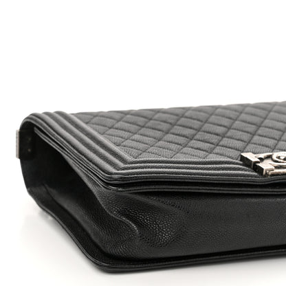 Chanel Caviar Quilted New Medium Boy Flap Black 8 of 12
