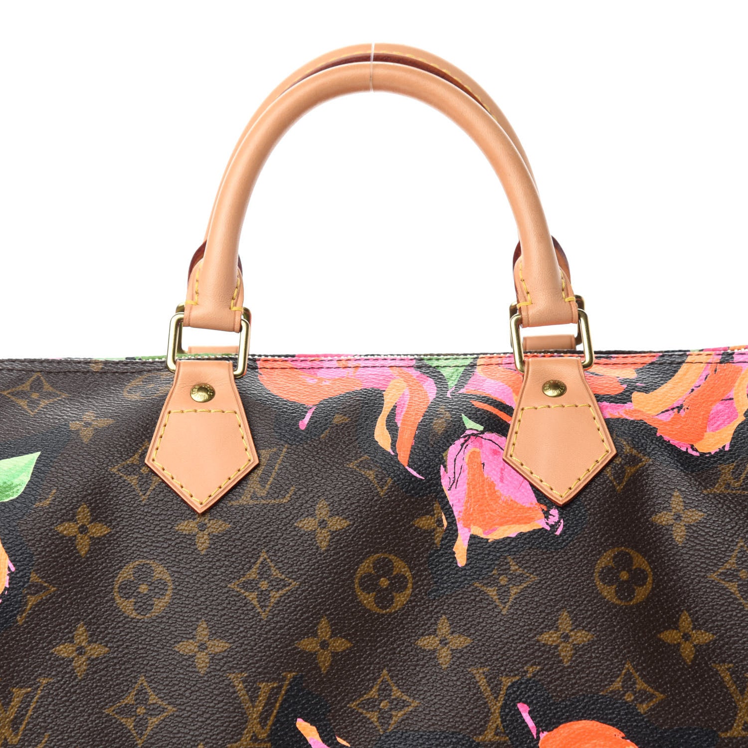 Louis Vuitton Monogram Roses Speedy 30 10 of 11