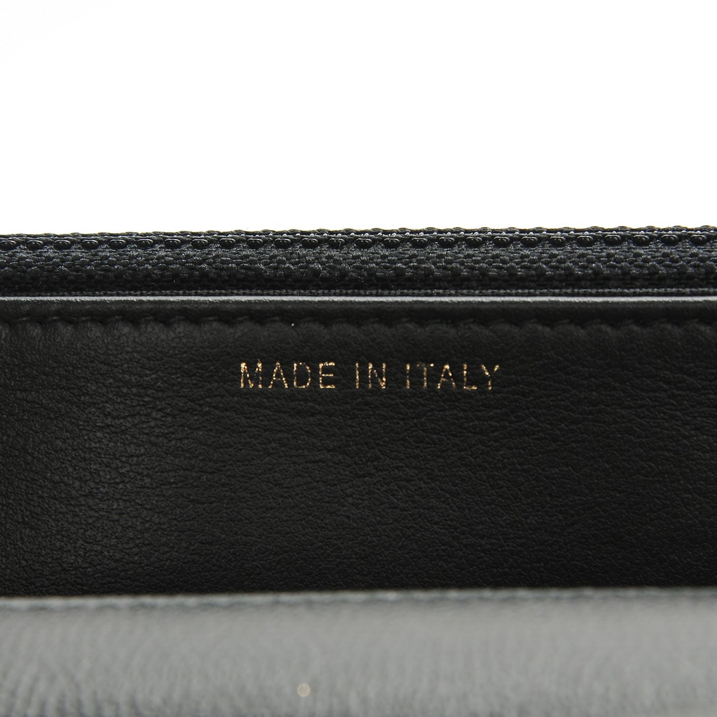 Caviar Quilted Boy Wallet On Chain WOC Black