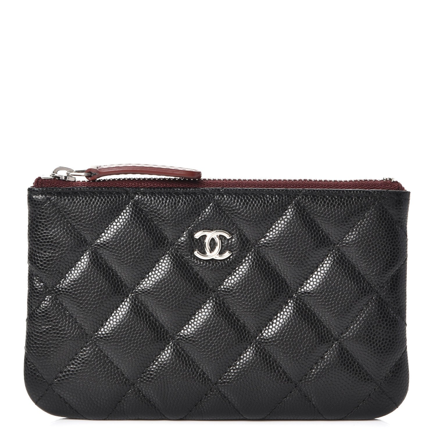 Chanel Caviar Quilted Small Cosmetic Case Black 1 of 7