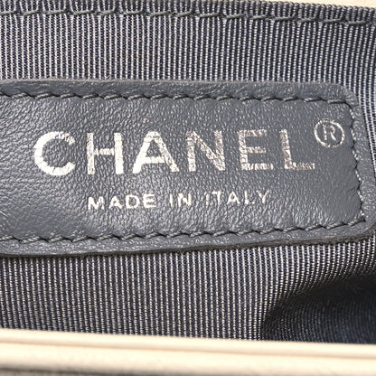 Chanel Calfskin Double Stitch Medium Boy Flap White 6 of 13