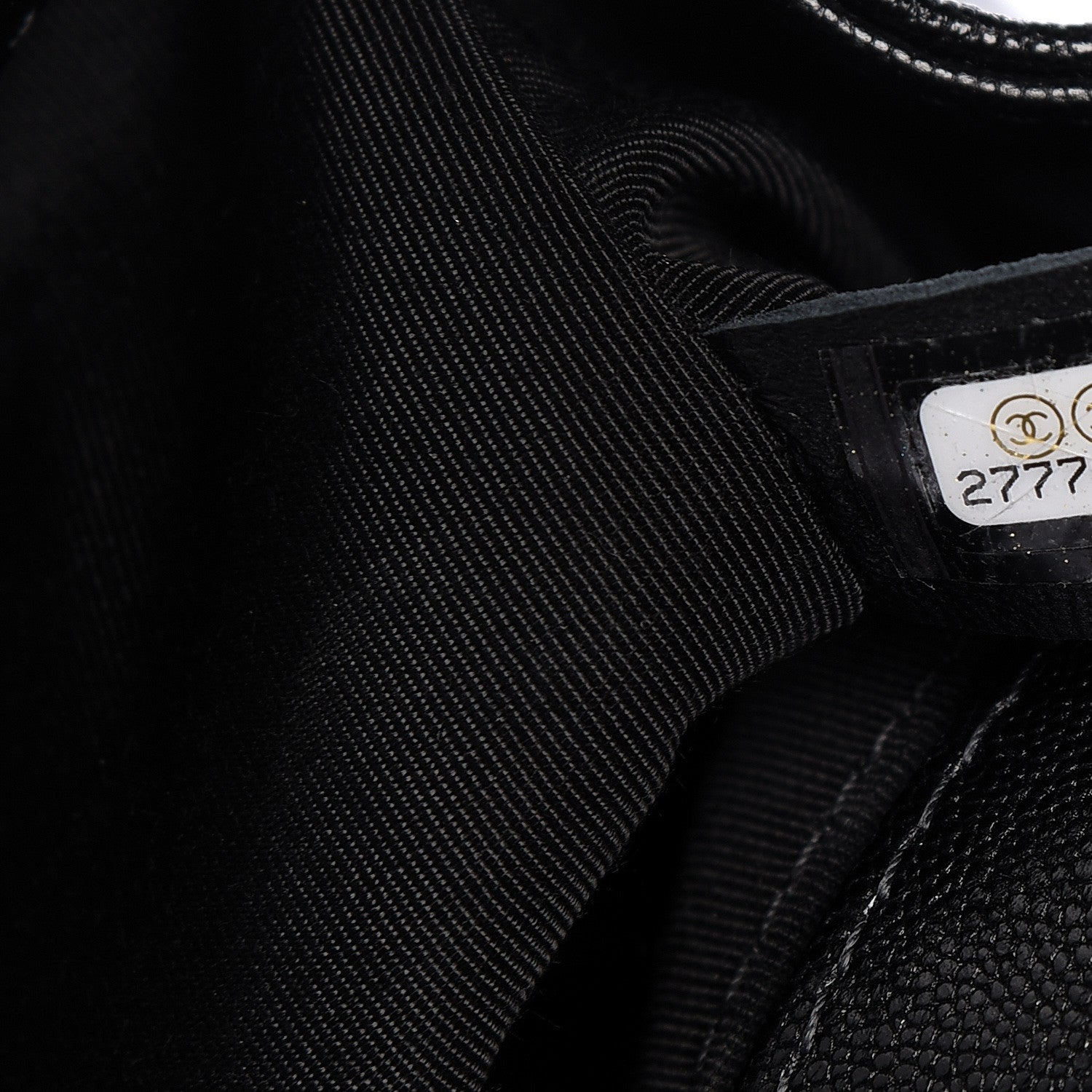 Chanel Caviar Chevron Quilted Medium Boy Flap Black 7 of 10