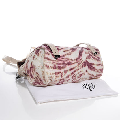 Mulberry Trippy Tiger Raffia Alexa Satchel 4 of 9