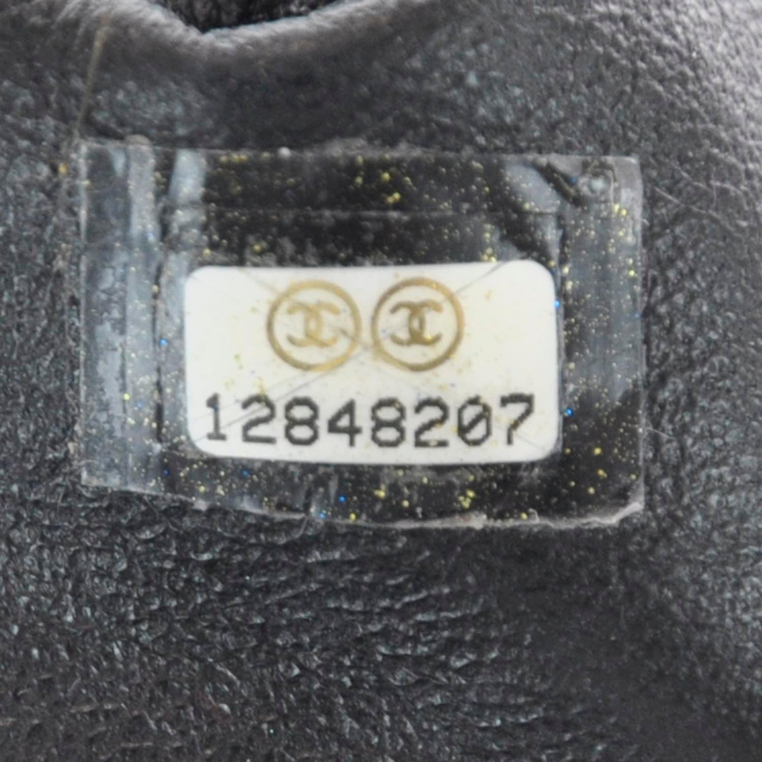 Chanel Patent Upside Down Flap Bag Black 8 of 9