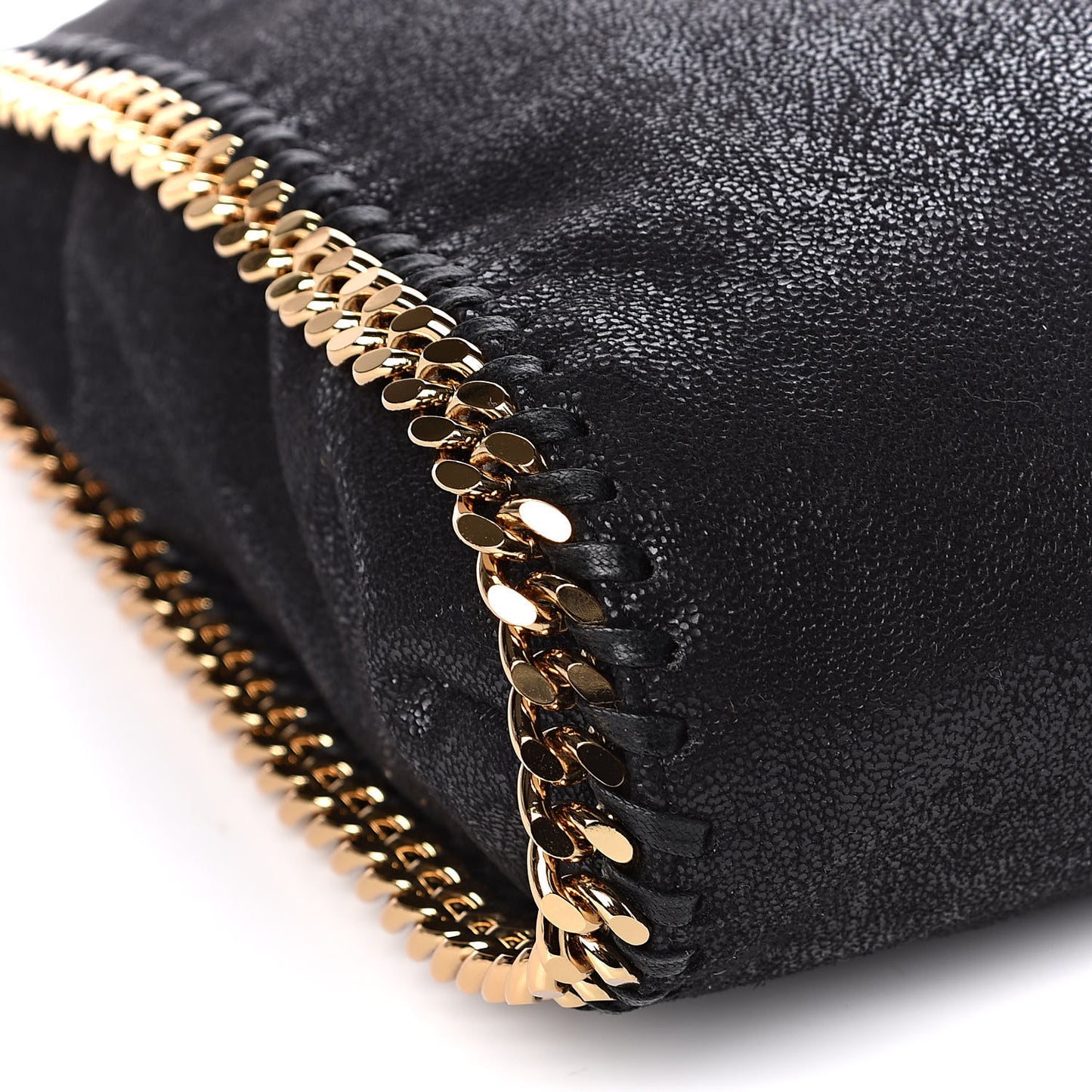 Shaggy Deer Small Falabella Tote Black