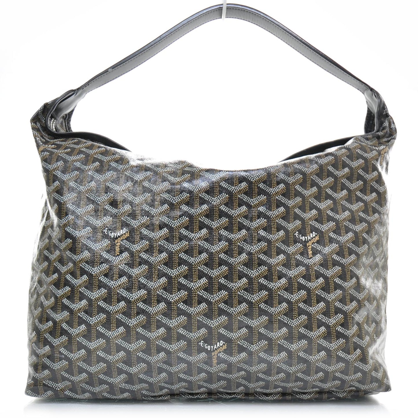 Goyardine Fidji Zip Hobo Black