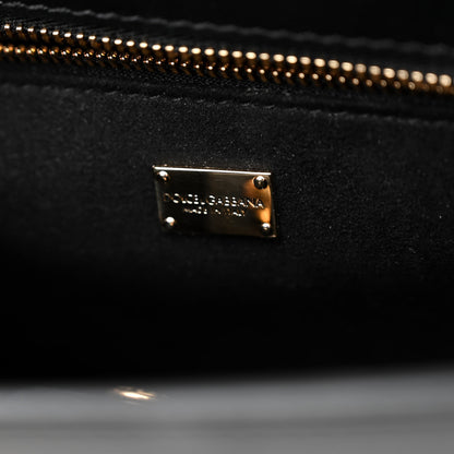 Dolce & Gabbana Calfskin DG Logo Flap Crossbody Bag Black 6 of 11