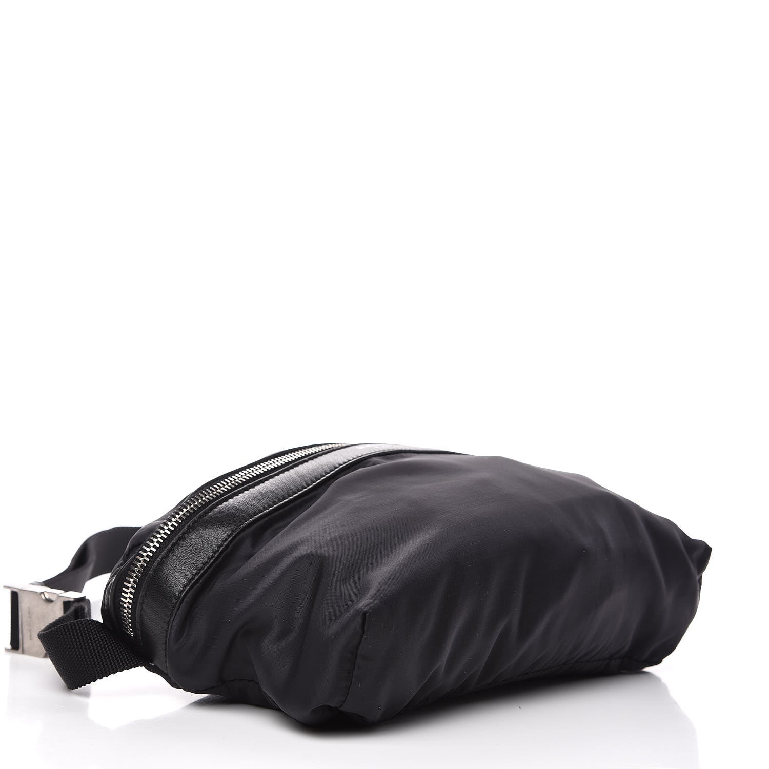 Saint Laurent Nylon City Fold Up Backpack Belt Bag Black 7 of 16