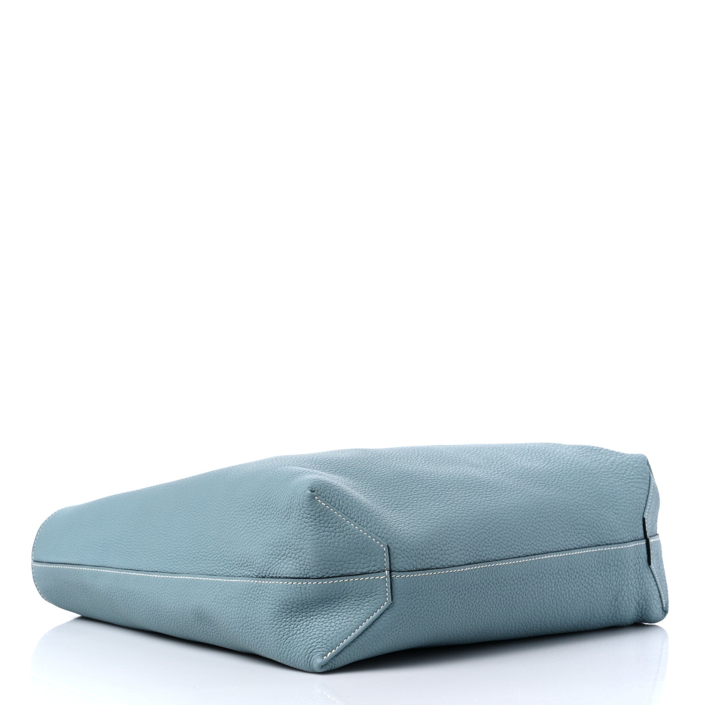 Taurillon Clemence Double Sens 36 Reversible Tote Bleu Sapphire Izmir